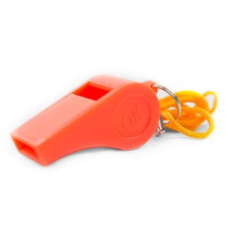 76501 Plastic Whistle With Lanyard