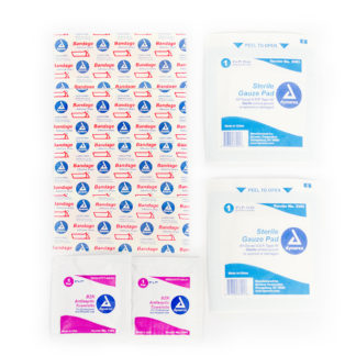 10380 Basic First Aid Kit (in plastic baggie) <br> (8 Piece)
