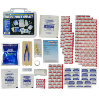 10381 First Aid Kit In Plastic Case  (110 Piece)-DISCONTINUED AS OF 3/31/2026