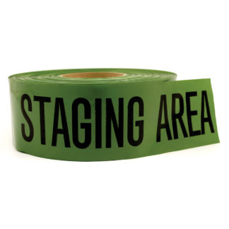 10082 Barricade Tape - Staging Area (Green)