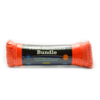 11852 100' x 5/32 - Bright Orange Paracord
