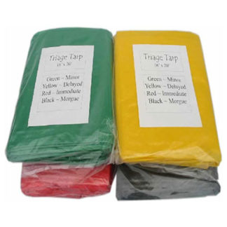 74104 Triage Tarps Set of 4 16x20