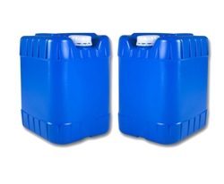 12103 Two 5 gallon water containers