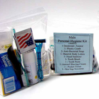 13090 Personal Hygiene Kit, 14 Piece (Male)